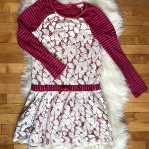 Matilda Jane 435 Floral Striped Dress Size 14